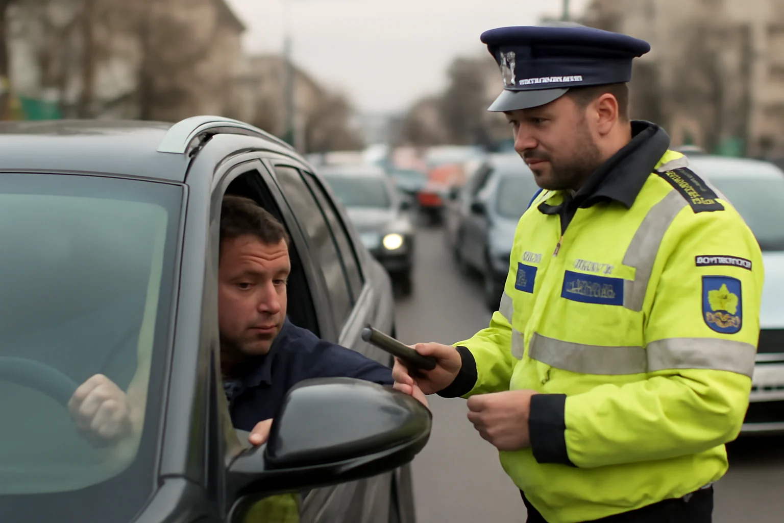 Șofer aflat sub influența alcoolului urmărit și oprit de poliție în municipiul Suceava