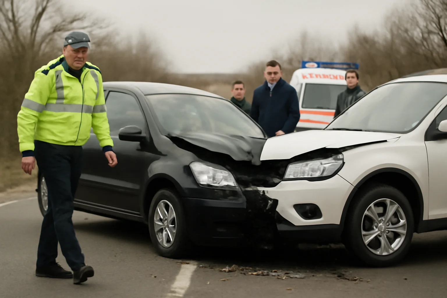 Șofer băut, cu permisul suspendat, rănit ușor într-un accident la ieșirea din Siret, județul Suceava