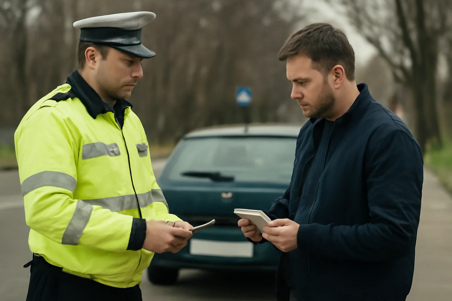 Șofer cu permis retras, amendă de 4.050 lei și dosar penal
