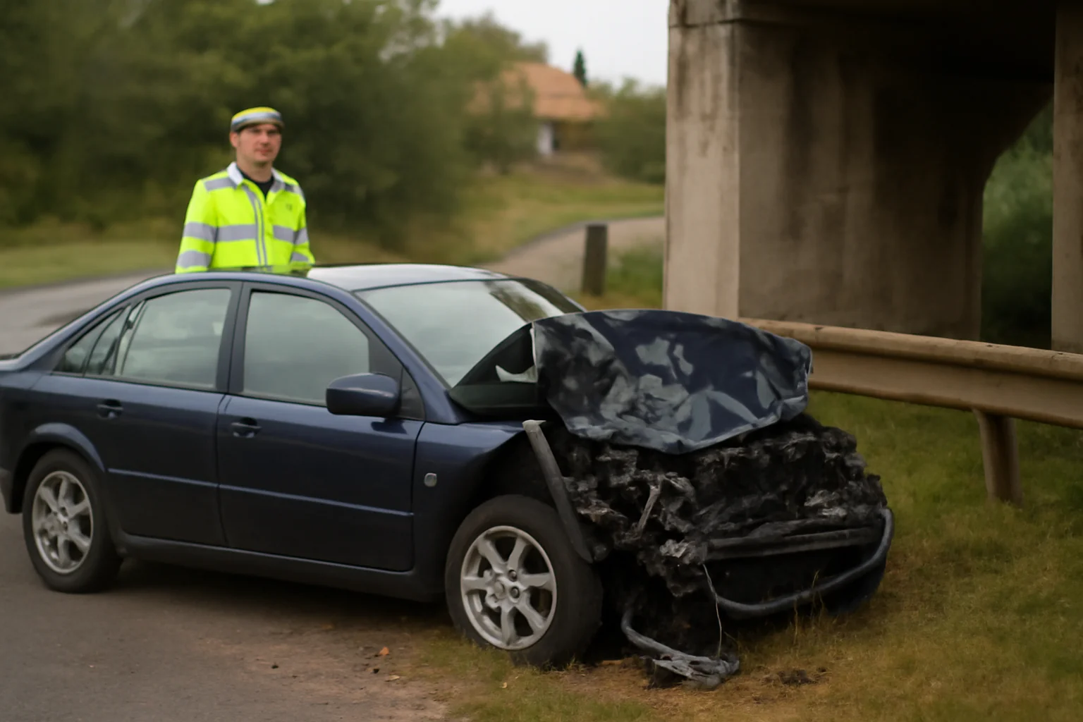 Șofer rănit într-un accident la Bosanci, Suceava, cercetat penal după ce a fost depistat băut la volan