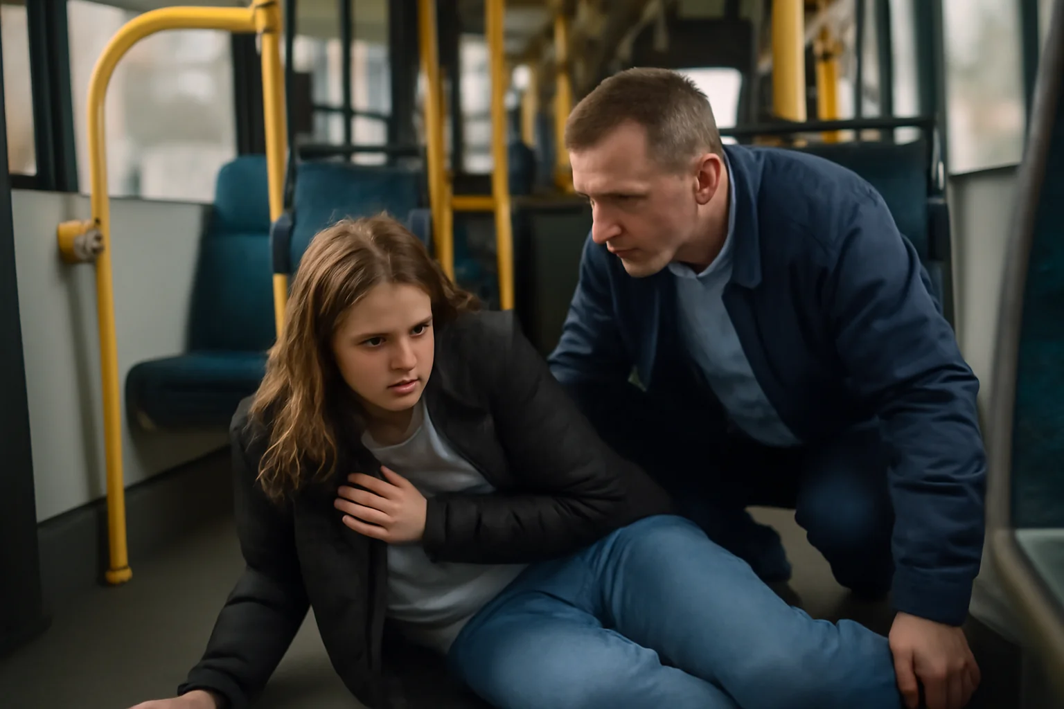 Șoferul autobuzului cercetat penal după ce o adolescentă de 16 ani s-a accidentat la umăr în urma unei frânări bruște
