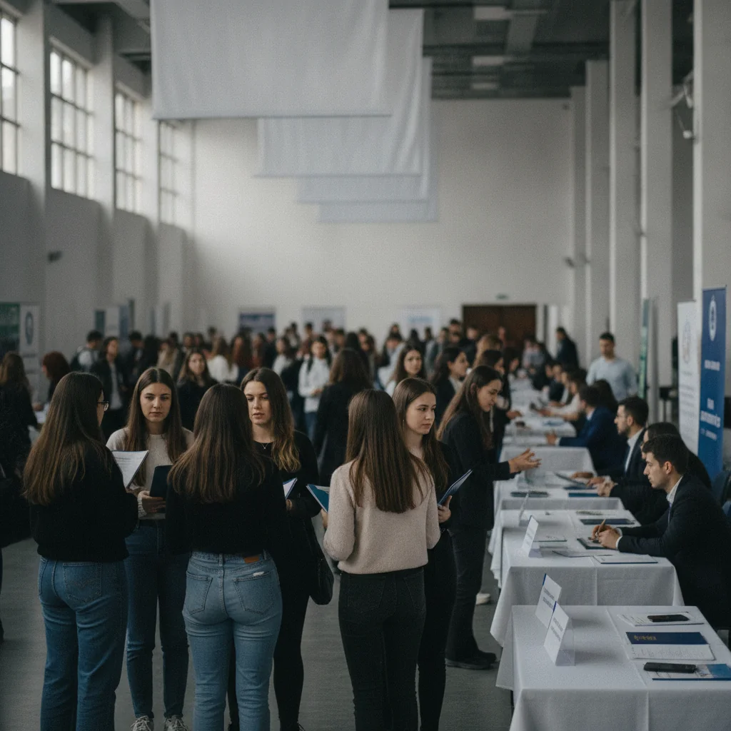 Suceava: peste 360 de studenți la târgul de practică și voluntariat