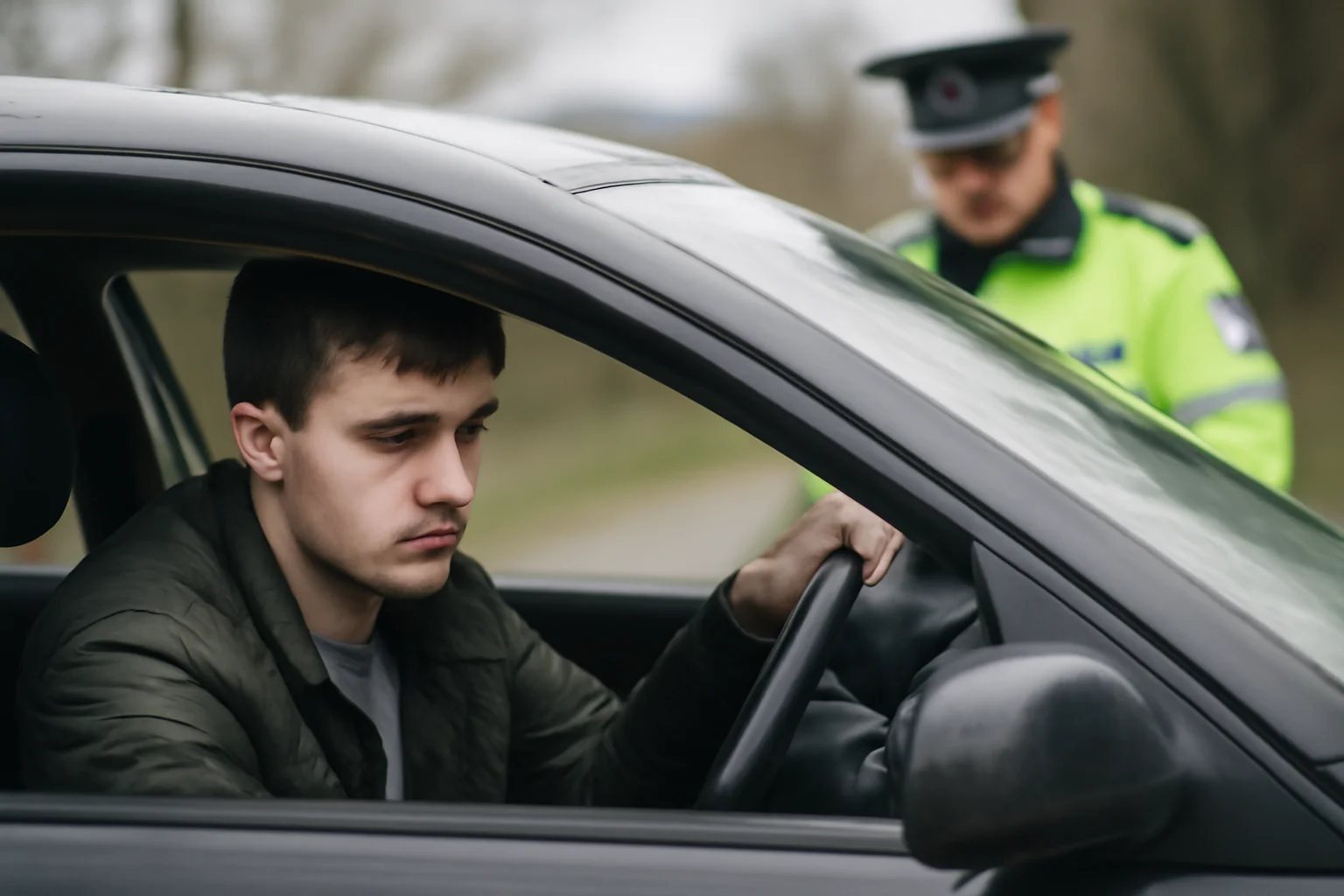 Tânăr depistat fără permis la volan pe DJ 209G, în Vicovu de Sus, județul Suceava