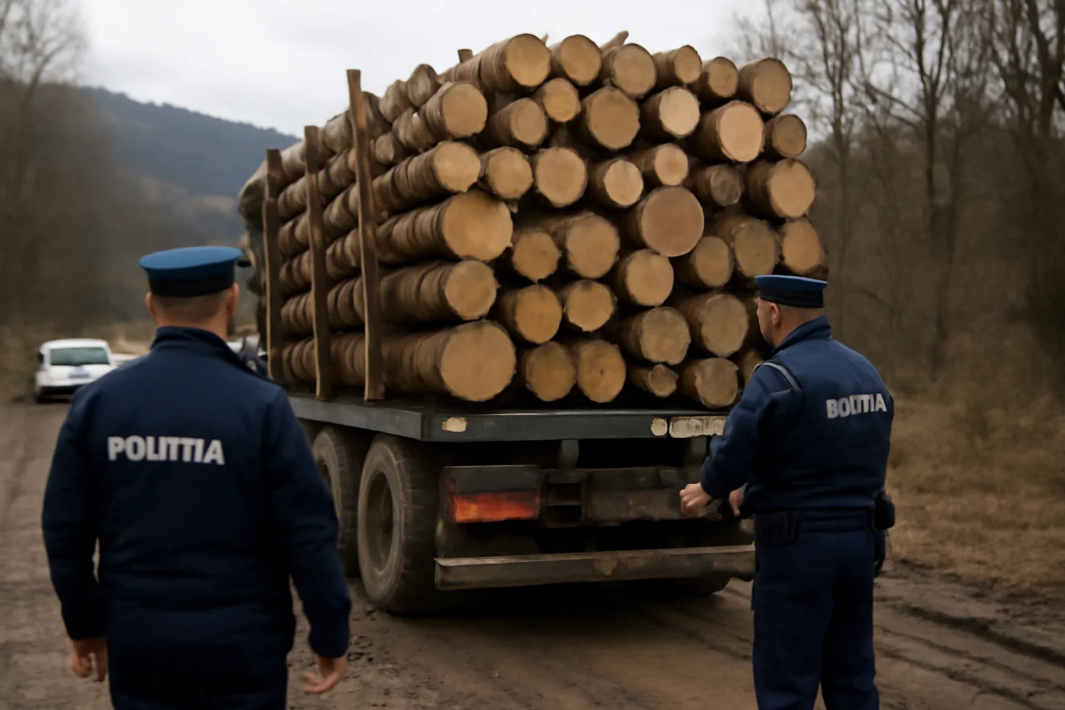 Transporturi ilegale de lemn descoperite în Bilca și Putna