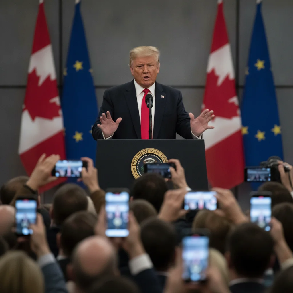 Trump amenință UE cu tarife dacă acceptă Canada ca membru asociat