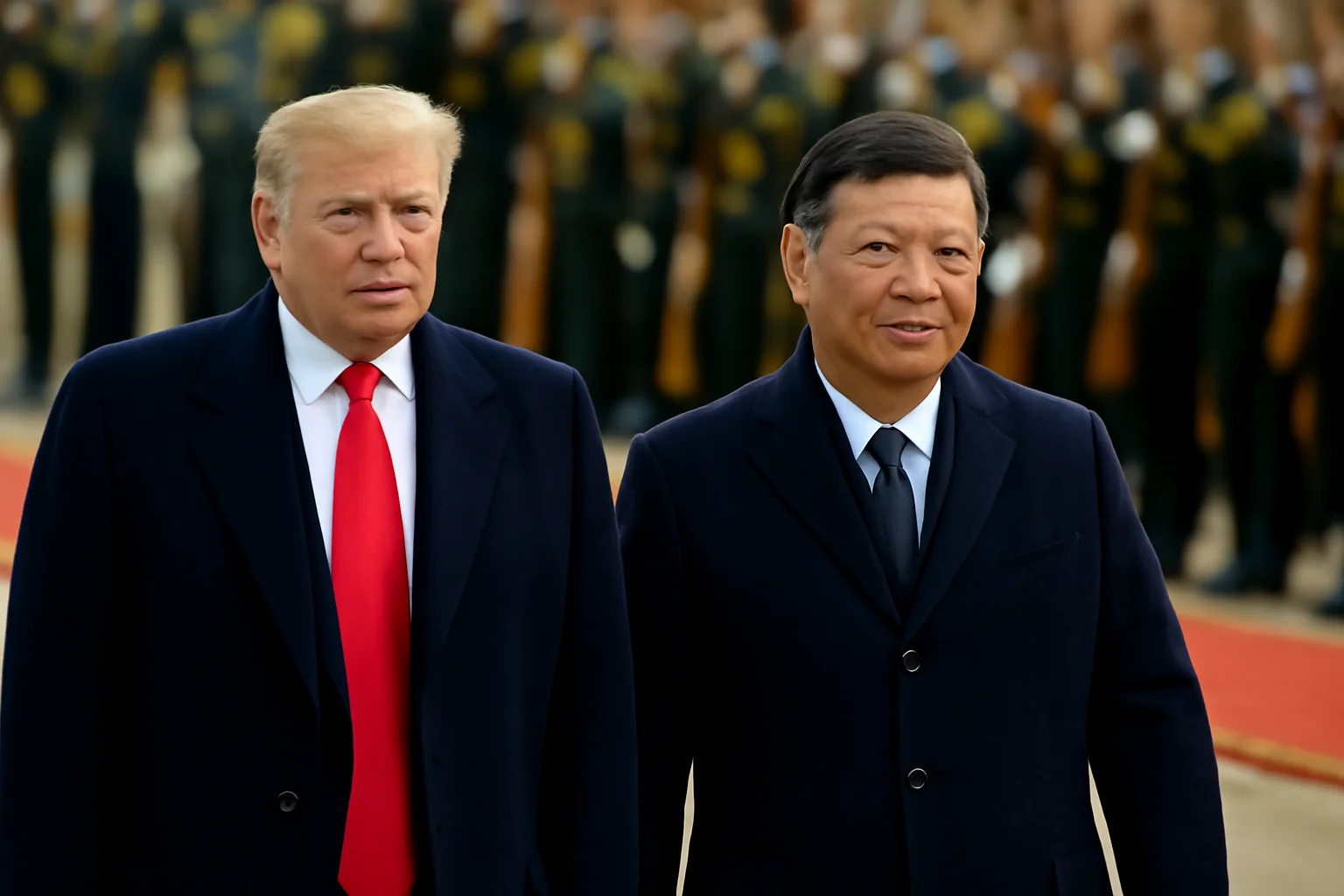 Trump, întâmpinat cu fast în China, avertisment despre Taiwan