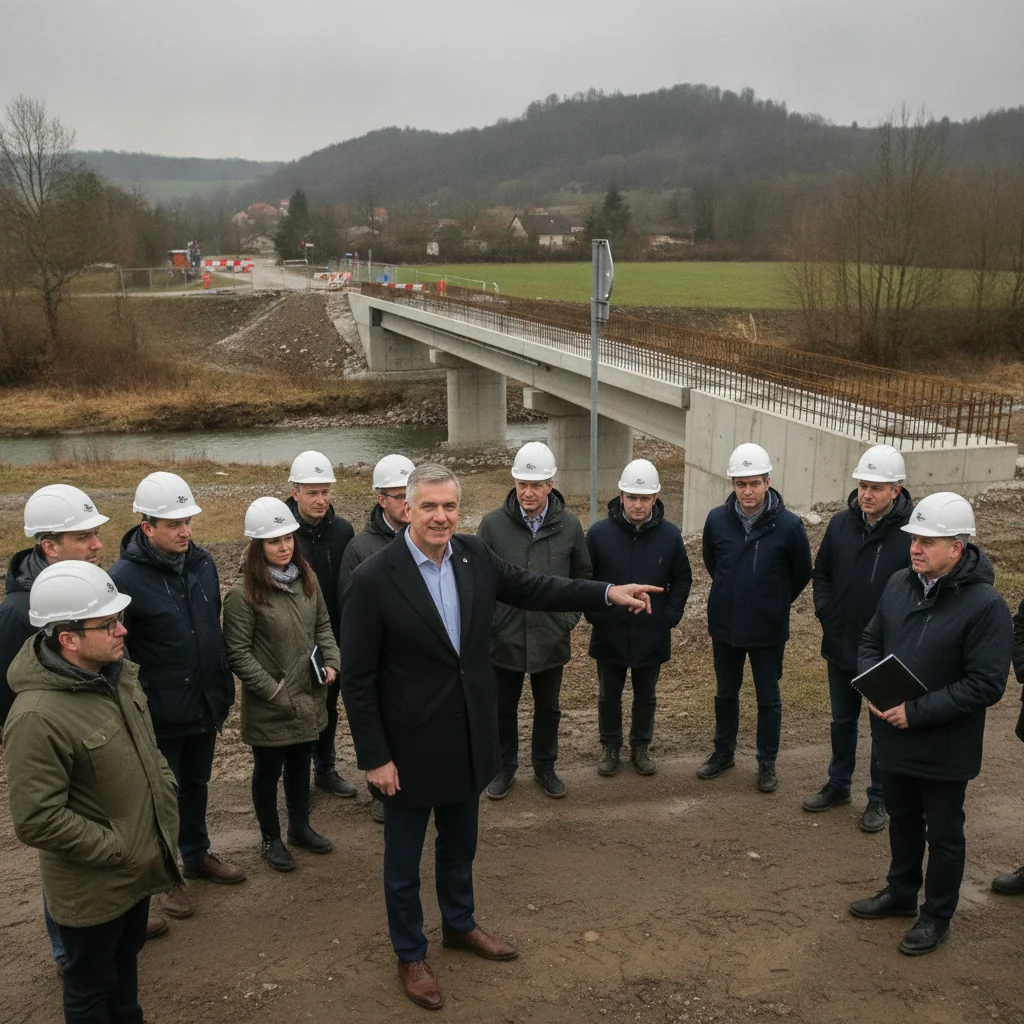 Vicovu de Sus: au început lucrările la grinzile podului de pe DN 2E-DN 2H