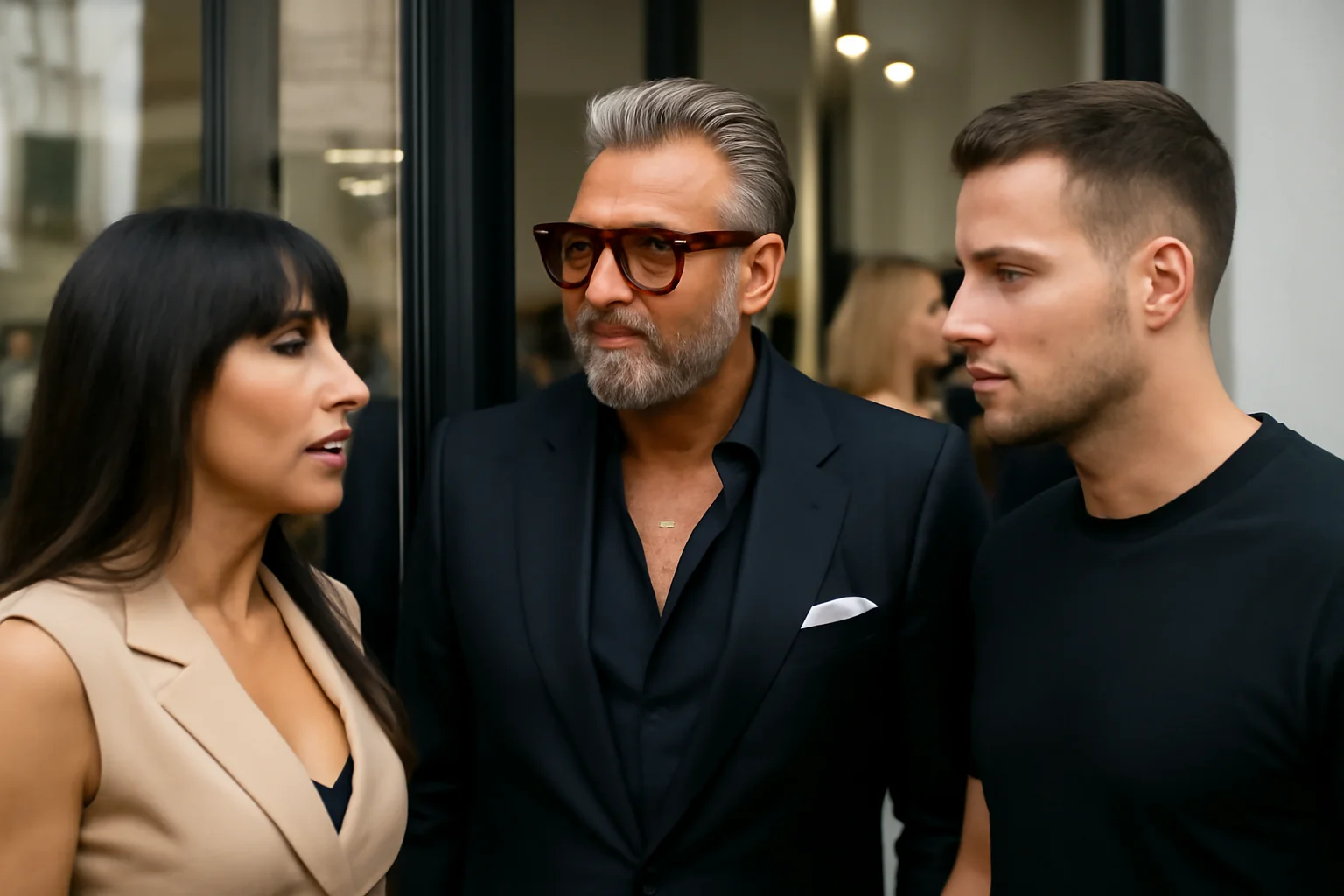 Vreau să sting lumina aici și momentul inedit cu Denise Rifai și Alexa la deschiderea magazinului său
