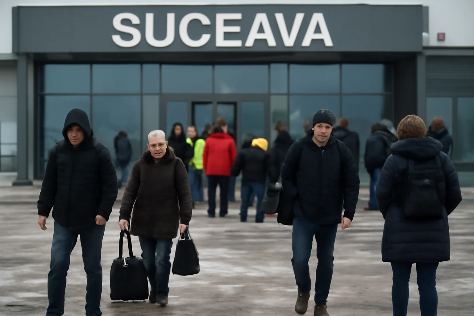 Zboruri anulate și deviate pe Aeroportul Suceava din cauza gheții pe pistă, în 17 februarie 2026