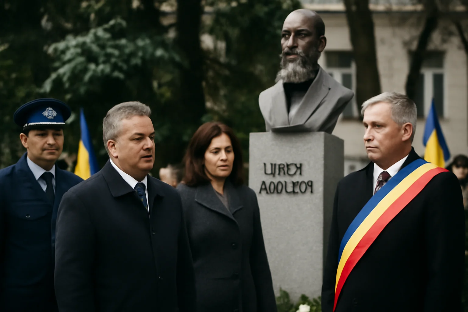 Ziua Bucovinei sărbătorită de autoritățile județene și locale lângă bustul unionistului Iancu Flondor (FOTO)